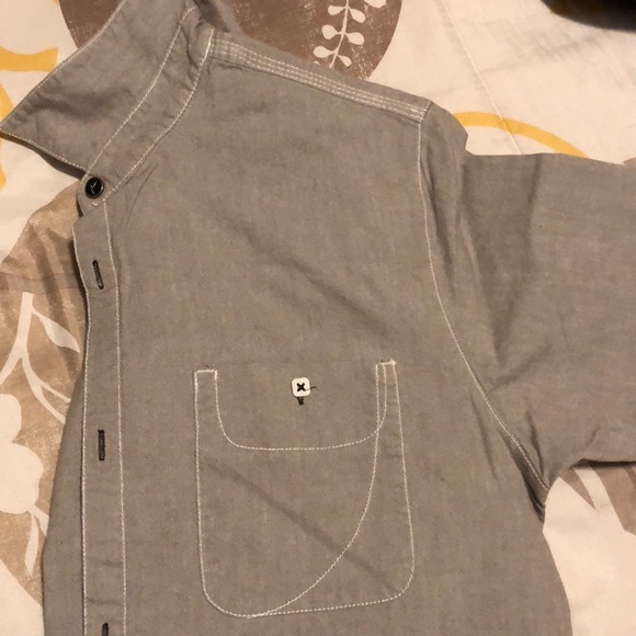 Grey Rusk Button down - Picture 3 of 3